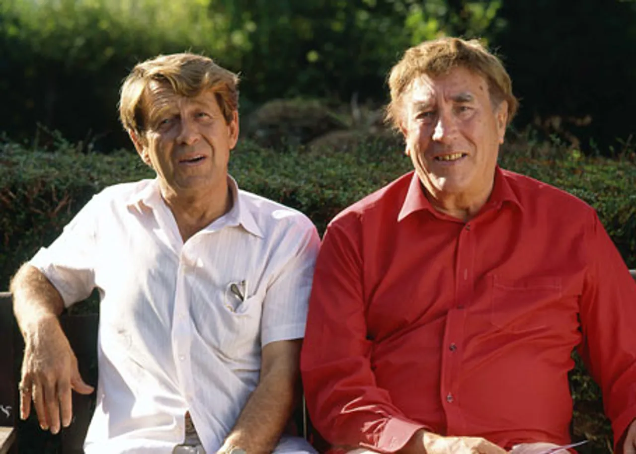 Frankie Howerd and Dennis Heymer