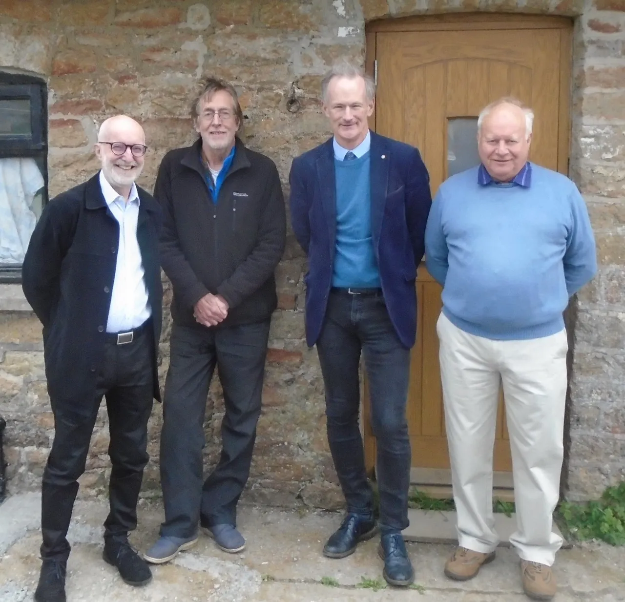 John Penrose visiting the Hub with trustees in April 2022