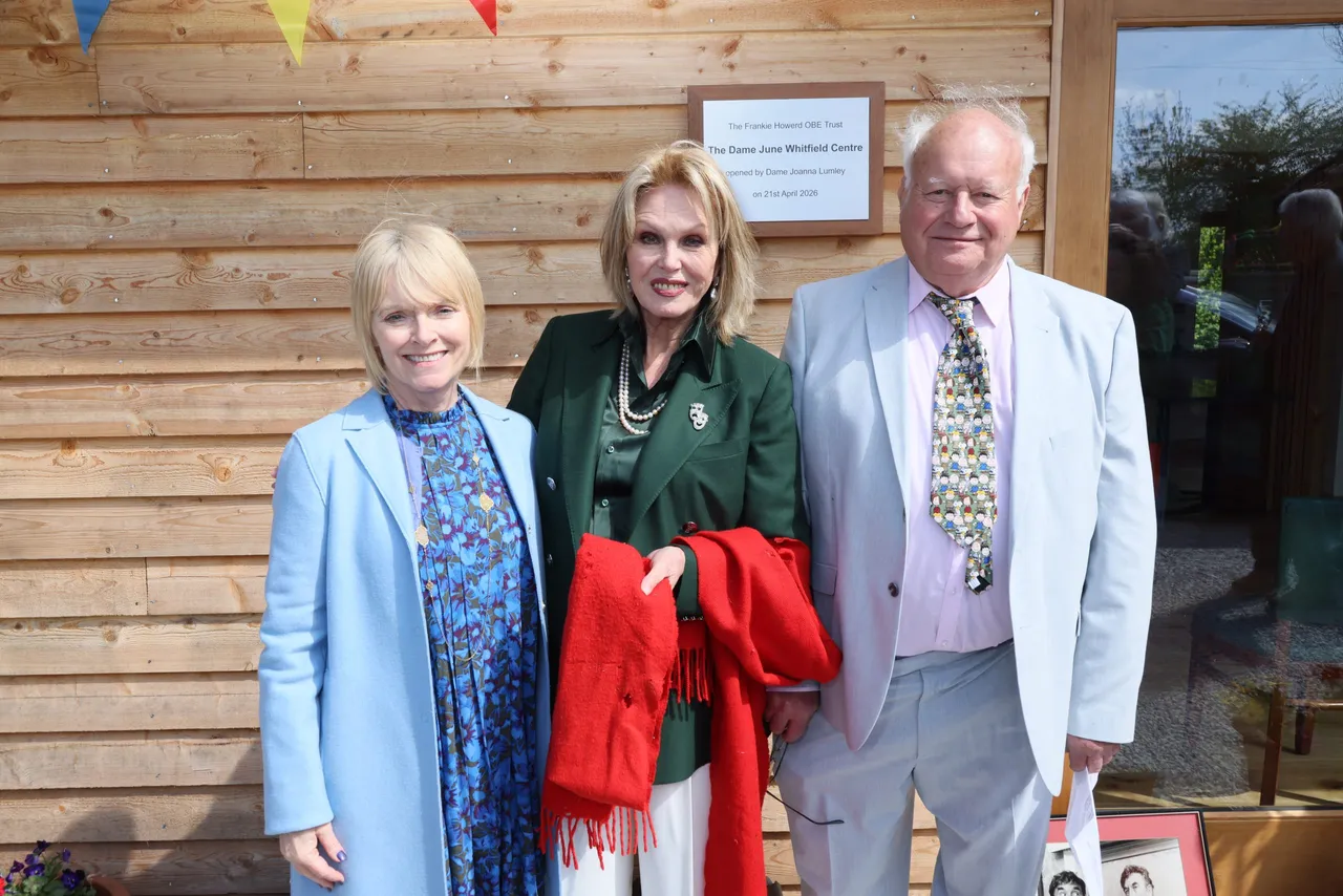 Dame Joanna Lumley and Suzy Aitchison at the Centre opening, April 2026
